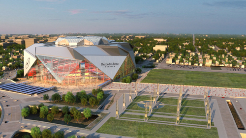 BestarCreations animation for New Atlanta Flacons Stadium