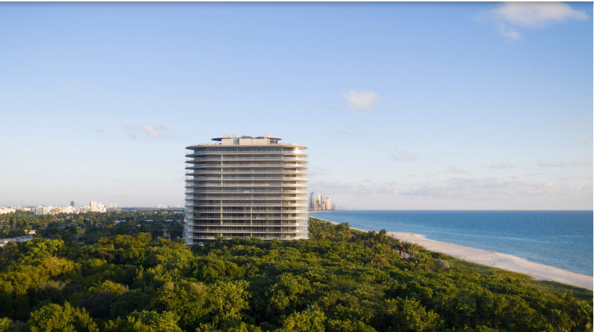Renzo Piano completes Eighty Seven Park on Miami beachfront