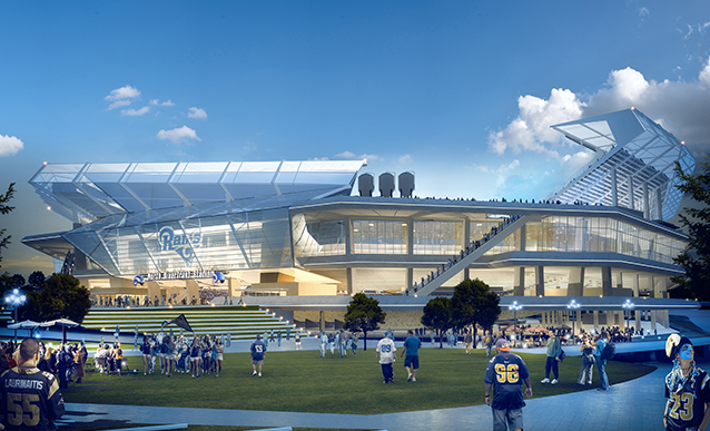 BestarCreations 3D work for New St Louis Stadium, USA